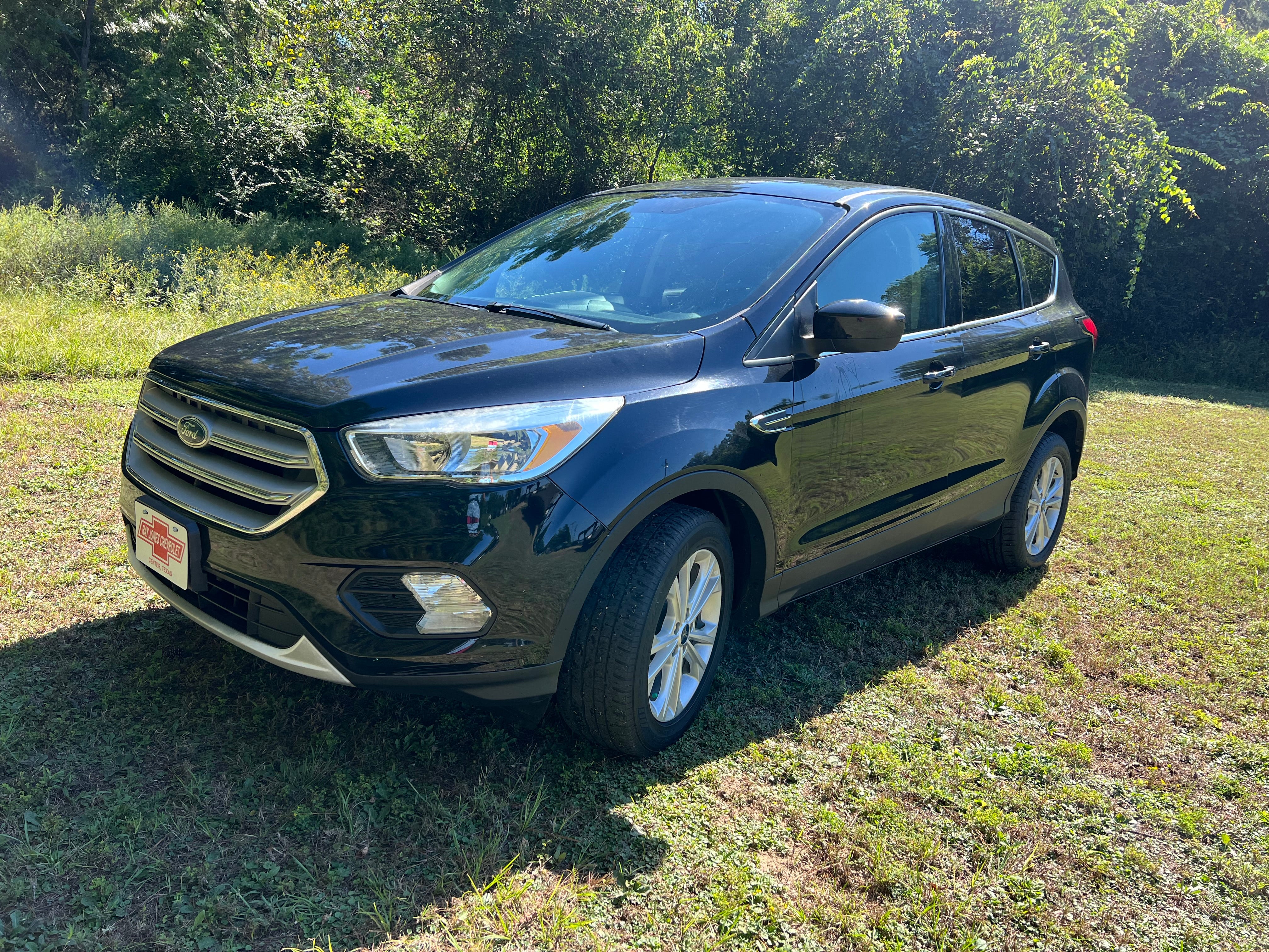 2019 Ford Escape SE in Gray — front three-quarter view