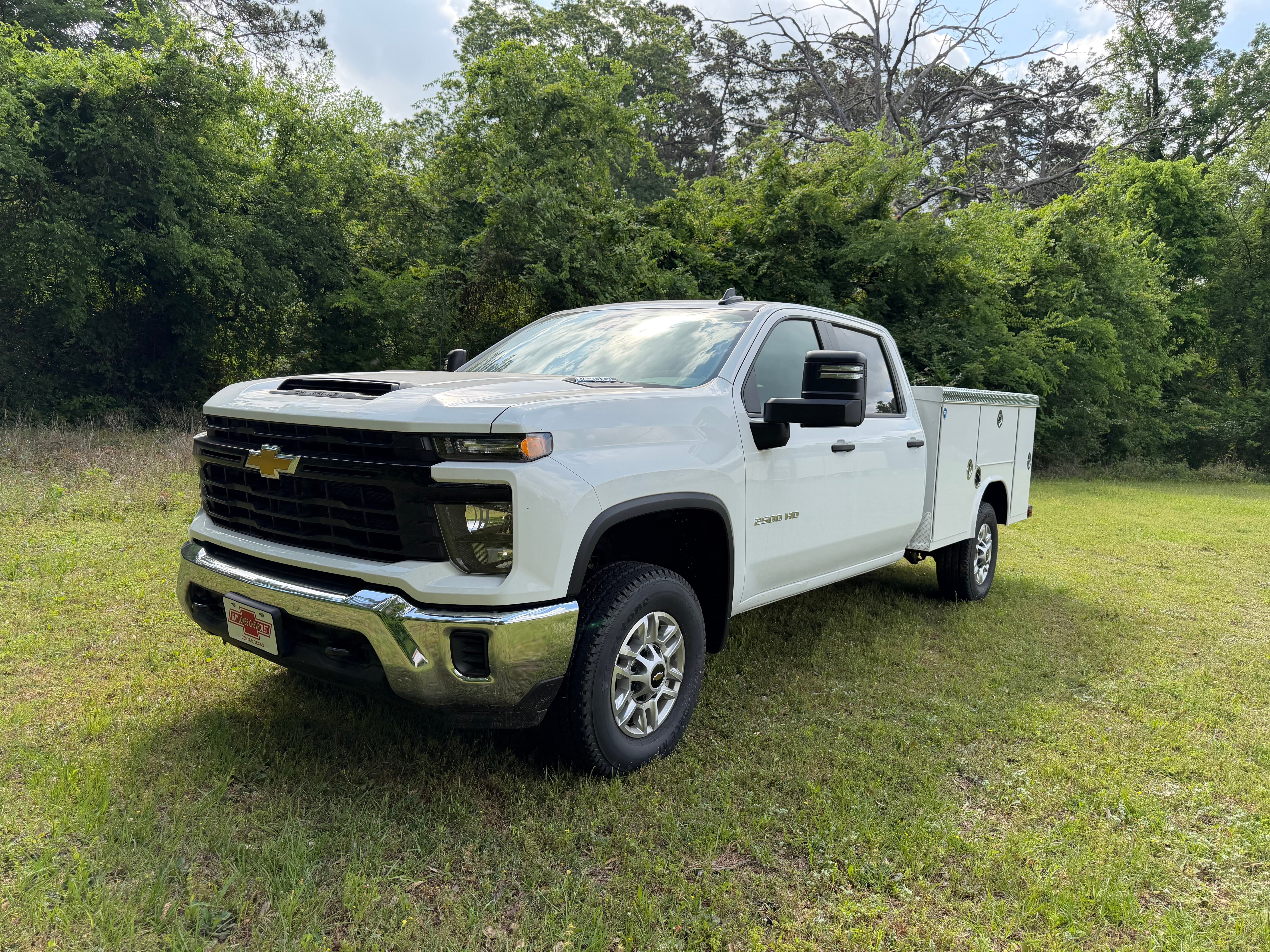 2026 Chevrolet Silverado 2500 HD WT in Summit White — front three-quarter view