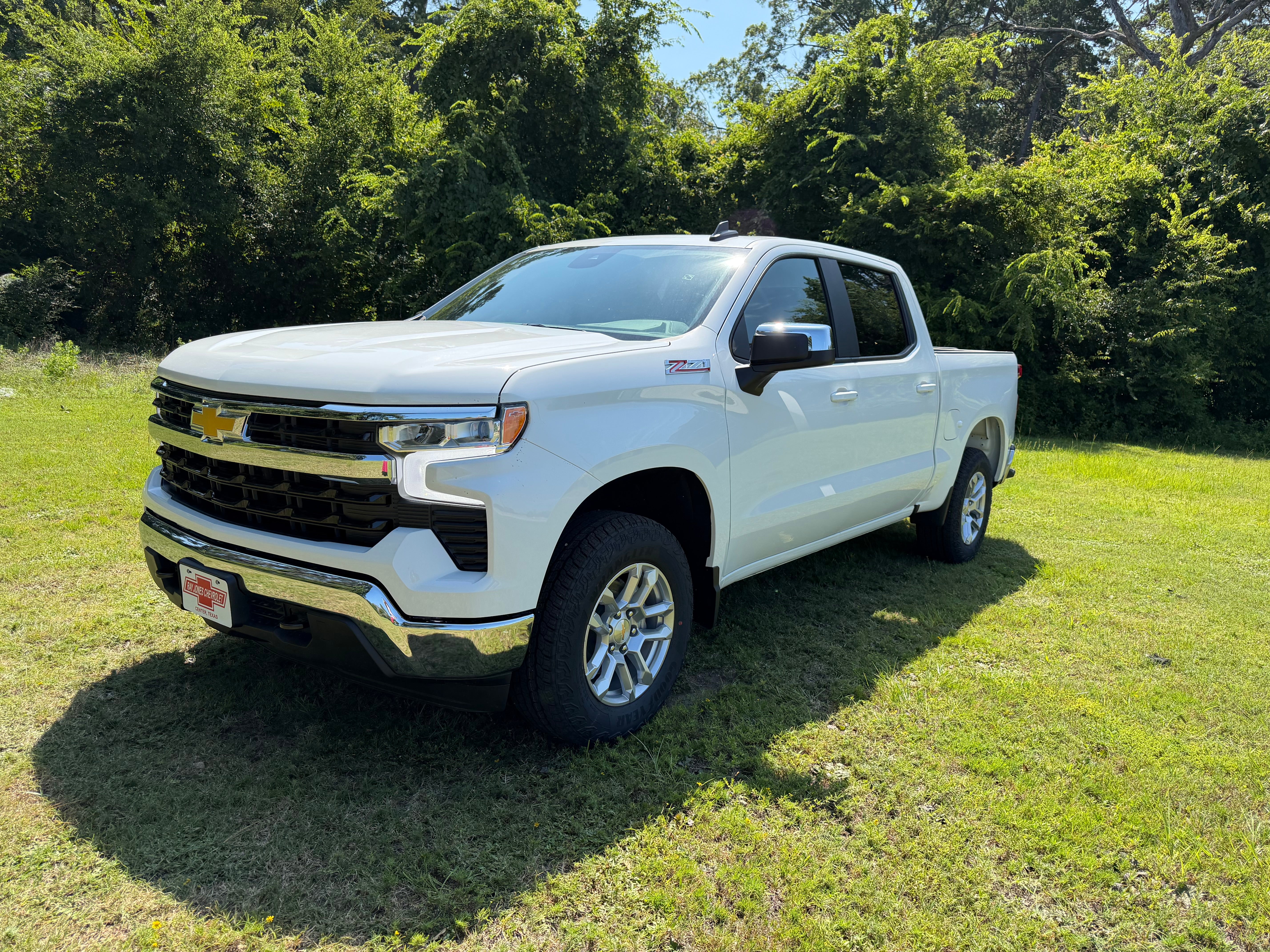 2026 Chevrolet Silverado 1500 LT in Summit White — front three-quarter view