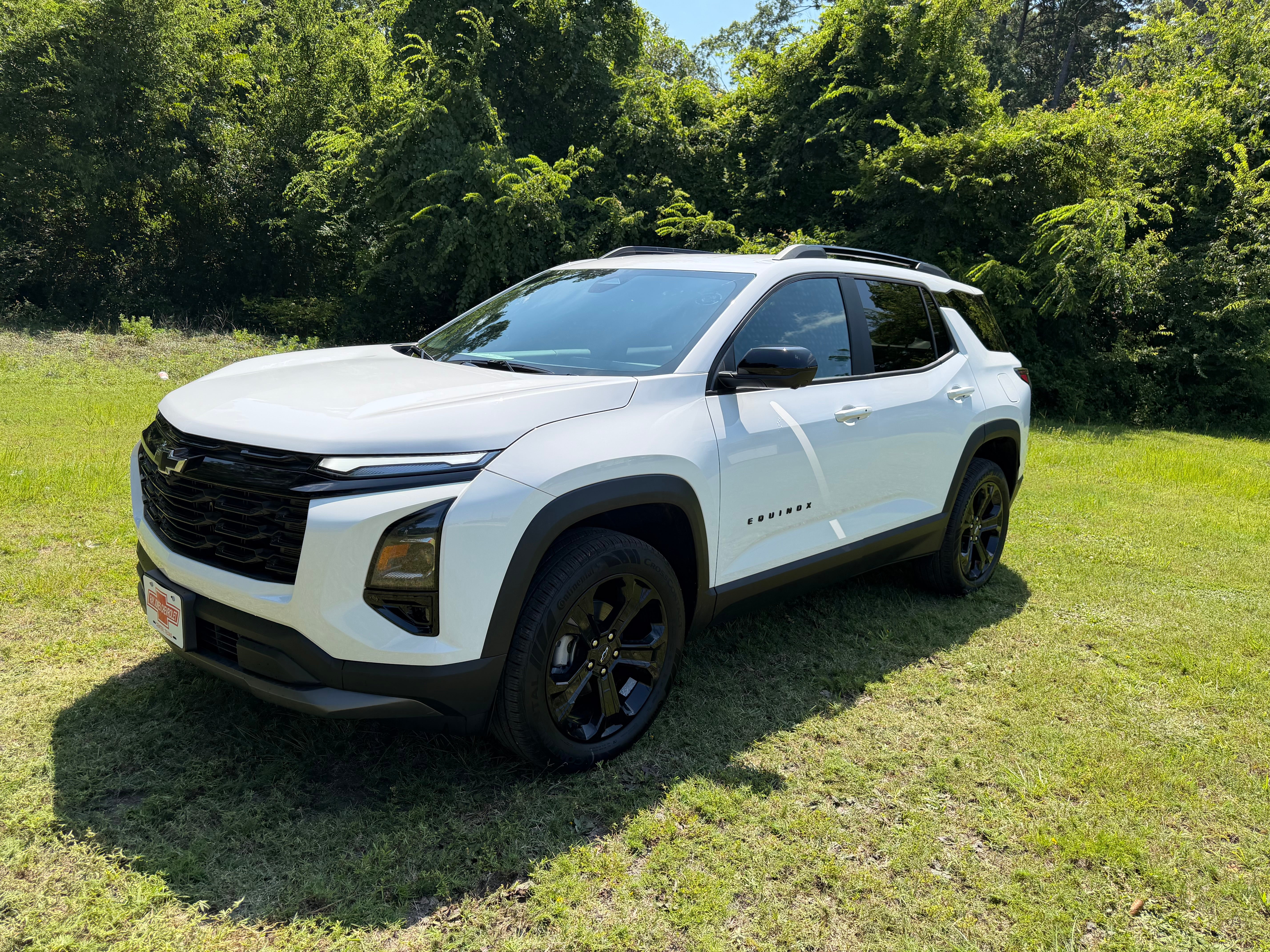 2026 Chevrolet Equinox LT in Summit White — front three-quarter view